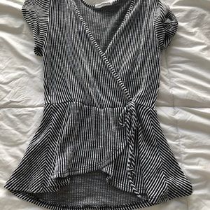 striped from tie shirt